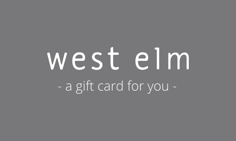  West Elm gift cards